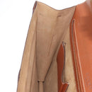 LOEWE Anagram Briefcase Leather Green Gold Auth bs30318-19