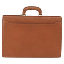 LOEWE Anagram Briefcase Leather Green Gold Auth bs30318-2