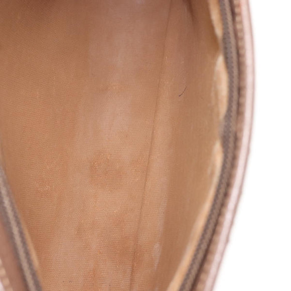 GUCCI GG Supreme Clutch Bag PVC Beige Gold 014 122 6063 Auth bs30320