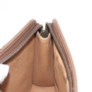 GUCCI GG Supreme Clutch Bag PVC Beige Gold 014 122 6063 Auth bs30320-17