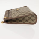 GUCCI GG Supreme Clutch Bag PVC Beige Gold 014 122 6063 Auth bs30320-5