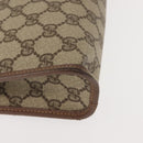 GUCCI GG Supreme Clutch Bag PVC Beige Gold 014 122 6063 Auth bs30320-8