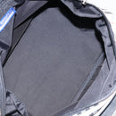 BURBERRY Nova Check Blue Label Hand Bag Nylon Beige Silver Auth bs30323-16