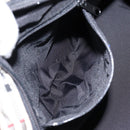 BURBERRY Nova Check Blue Label Hand Bag Nylon Beige Silver Auth bs30323-20