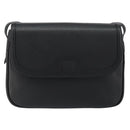 Burberrys Nova Check Shoulder Bag Leather Black Gold Auth bs30325-2