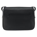 Burberrys Nova Check Shoulder Bag Leather Black Gold Auth bs30325-3