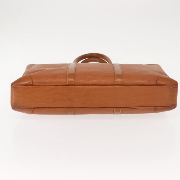 LOUIS VUITTON Epi Porte Documents Voyage Business Bag Brown M54478 Auth bs30327
