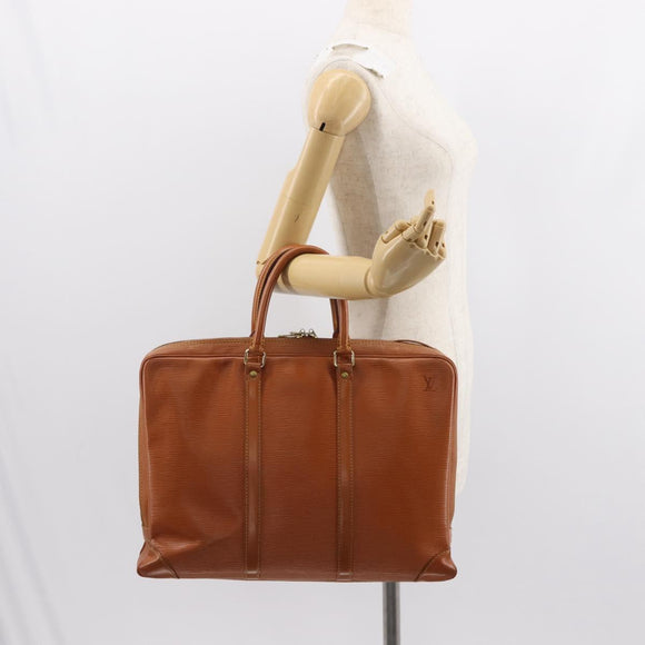 LOUIS VUITTON Epi Porte Documents Voyage Business Bag Brown M54478 Auth bs30327