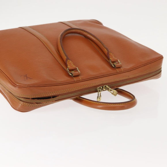LOUIS VUITTON Epi Porte Documents Voyage Business Bag Brown M54478 Auth bs30327