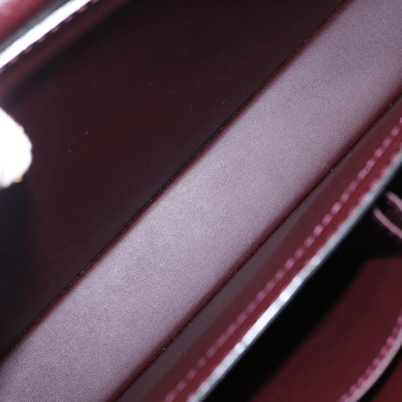 LOUIS VUITTON Taiga Leather Ural Briefcase Acajou M30026 LV Auth bs30328