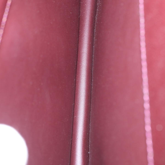 LOUIS VUITTON Taiga Leather Ural Briefcase Acajou M30026 LV Auth bs30328