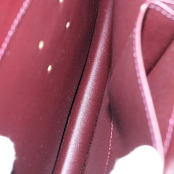 LOUIS VUITTON Taiga Leather Ural Briefcase Acajou M30026 LV Auth bs30328