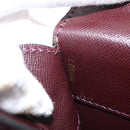 LOUIS VUITTON Taiga Leather Ural Briefcase Acajou M30026 LV Auth bs30328-12