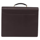 LOUIS VUITTON Taiga Leather Ural Briefcase Acajou M30026 LV Auth bs30328-2