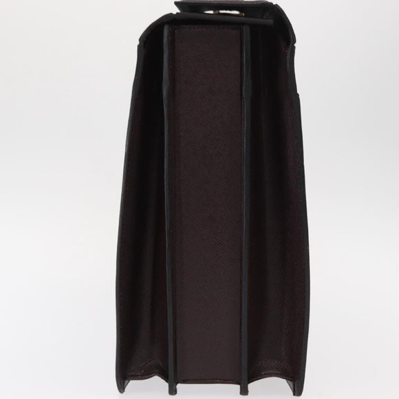 LOUIS VUITTON Taiga Leather Ural Briefcase Acajou M30026 LV Auth bs30328