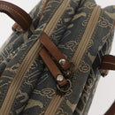 BURBERRY Nova Check Blue Label Hand Bag Denim Blue Auth bs30332-10