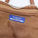 BURBERRY Nova Check Blue Label Hand Bag Denim Blue Auth bs30332-11