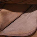 BURBERRY Nova Check Blue Label Hand Bag Denim Blue Auth bs30332-21