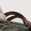 BURBERRY Nova Check Blue Label Hand Bag Denim Blue Auth bs30332-8