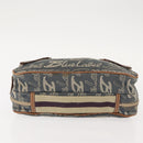 BURBERRY Nova Check Blue Label Hand Bag Denim Blue Auth bs30332-5