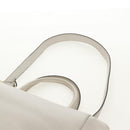 FENDI 2Jours Hand Bag Leather 2way White Gold Auth bs30333-14