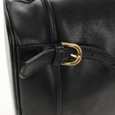 Gianni Versace Sunburst Backpack Leather Black Gold Auth bs30337-9
