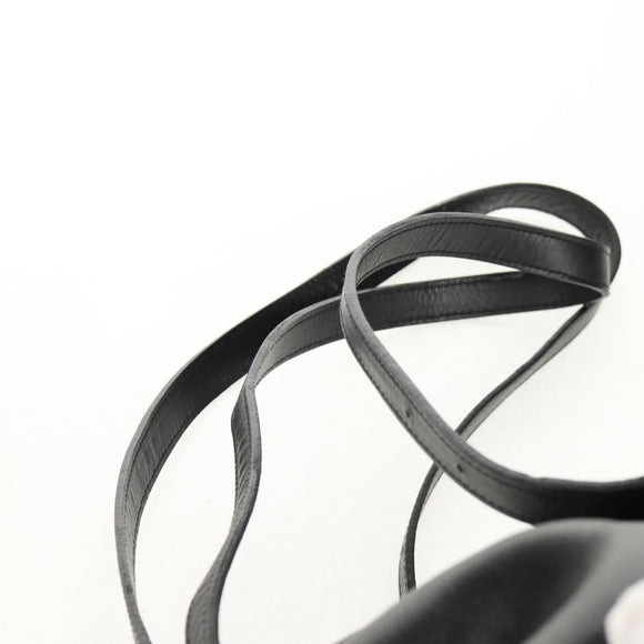 Gianni Versace Sunburst Backpack Leather Black Gold Auth bs30337