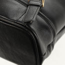 Gianni Versace Sunburst Backpack Leather Black Gold Auth bs30337-18