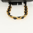 Gianni Versace Sunburst Backpack Leather Black Gold Auth bs30337-7