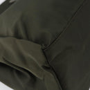 PRADA Tote Bag Nylon Khaki Silver Auth bs30343-14