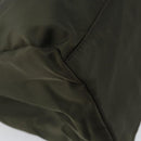 PRADA Tote Bag Nylon Khaki Silver Auth bs30343-16