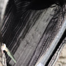 PRADA Tote Bag Nylon Khaki Silver Auth bs30343-10