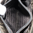 PRADA Tote Bag Nylon Khaki Silver Auth bs30343-23