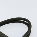 PRADA Tote Bag Nylon Khaki Silver Auth bs30343-8