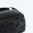 LOUIS VUITTON Monogram Mydia Ruber Shoulder Bag Black M40282 LV Auth bs30352-17