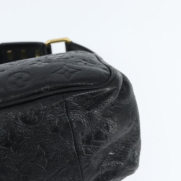 LOUIS VUITTON Monogram Mydia Ruber Shoulder Bag Black M40282 LV Auth bs30352