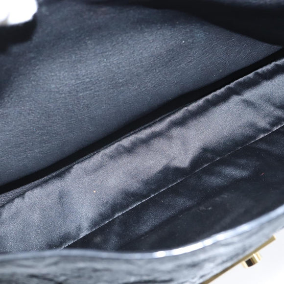 LOUIS VUITTON Monogram Mydia Ruber Shoulder Bag Black M40282 LV Auth bs30352