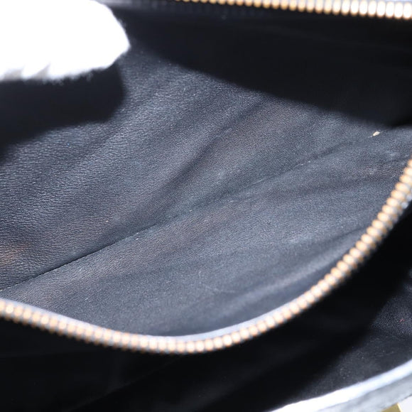 LOUIS VUITTON Monogram Mydia Ruber Shoulder Bag Black M40282 LV Auth bs30352