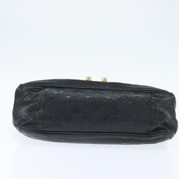 LOUIS VUITTON Monogram Mydia Ruber Shoulder Bag Black M40282 LV Auth bs30352