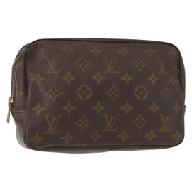 LOUIS VUITTON Monogram Trousse Toilette 23 Clutch Bag M47524 LV Auth bs30353