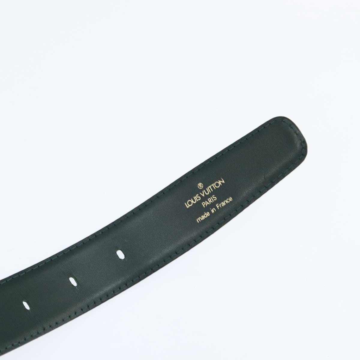 Louis Vuitton Ceinture LV Initial Taiga Black Belt LOUIS VUITTON Taiga Ceinture Classic Belt 49.2 main image 4