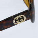 GUCCI Interlocking Sunglasses Brown Auth bs30355-15