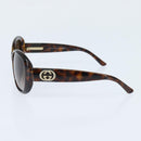 GUCCI Interlocking Sunglasses Brown Auth bs30355-3