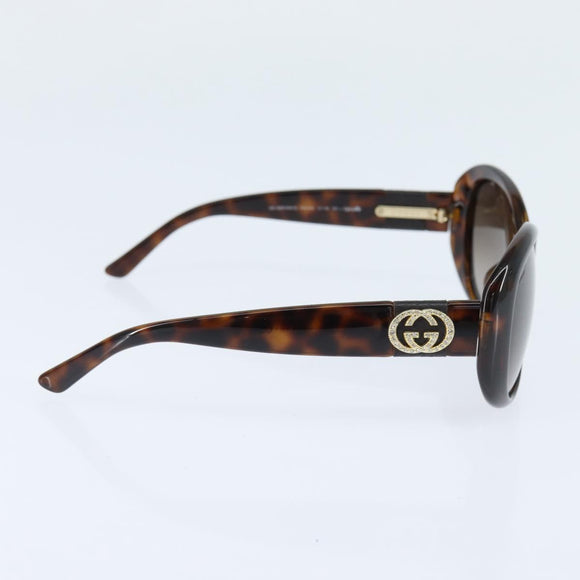 GUCCI Interlocking Sunglasses Brown Auth bs30355
