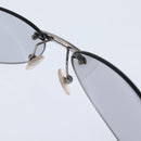 CHANEL COCO Mark Sunglasses plastic Clear CC Auth bs30357-10