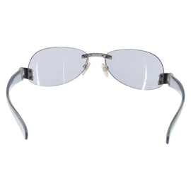 CHANEL COCO Mark Sunglasses plastic Clear CC Auth bs30357 - 0