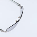 CHANEL COCO Mark Sunglasses plastic Clear CC Auth bs30357-5