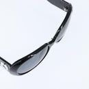 CHANEL Camelia Sunglasses plastic Black CC Auth bs30360-5