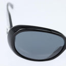 CHANEL Camelia Sunglasses plastic Black CC Auth bs30360-7
