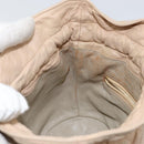 CHANEL Matelasse Chain Shoulder Bag Lamb Skin Pink Gold CC Auth bs30362-18